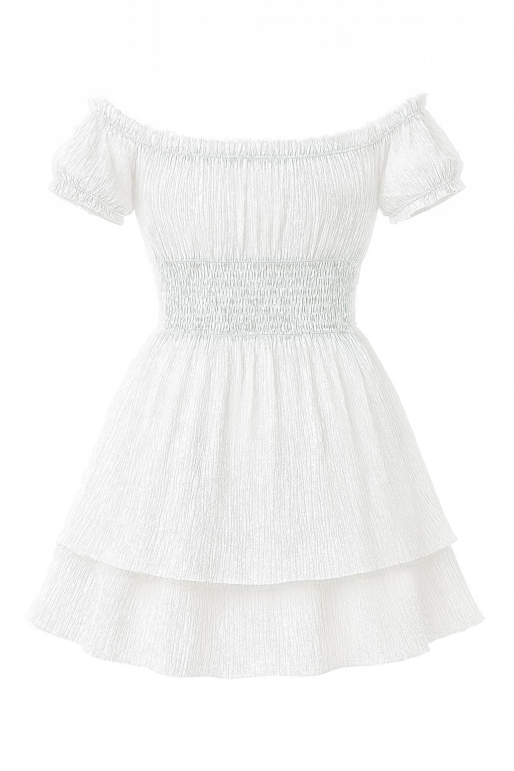 Breeze Off-Shoulder Mini Dress