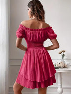 Breeze Off-Shoulder Mini Dress
