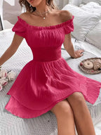 Breeze Off-Shoulder Mini Dress