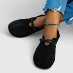 Women's Barefoot Slip On Flats with Rope Tie
