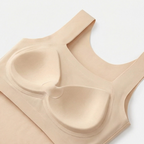 Women's Camisole Tank Top with Built-In Cups and Square Neck