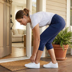 Women's Cropped Joggers with High Waist and Pockets