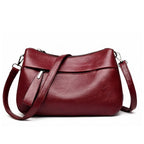 Women's Crossbody Shoulder Bag with Front Zip Pocket