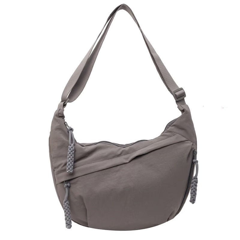 Women's Crossbody Shoulder Bag with Zip Pockets
