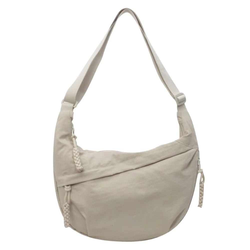 Women's Crossbody Shoulder Bag with Zip Pockets