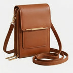 Women's Crossbody Small Bag with Dual Zip and Front Pocket