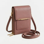 Women's Crossbody Small Bag with Dual Zip and Front Pocket