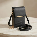 Women's Crossbody Small Bag with Dual Zip and Front Pocket