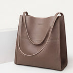 Women's Large Shoulder Tote Bag with Front Pocket