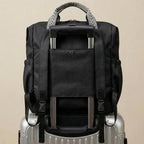 Women's Large Travel Tote Bag with Patterned Shoulder Strap