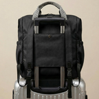 Women's Large Travel Tote Bag with Patterned Shoulder Strap