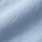 Women's Linen Oversized Blouse with Short Sleeves and Button Front