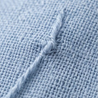 Women's Linen Oversized Blouse with Short Sleeves and Button Front