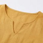 Women's Linen Summer Midi Dress with Pockets