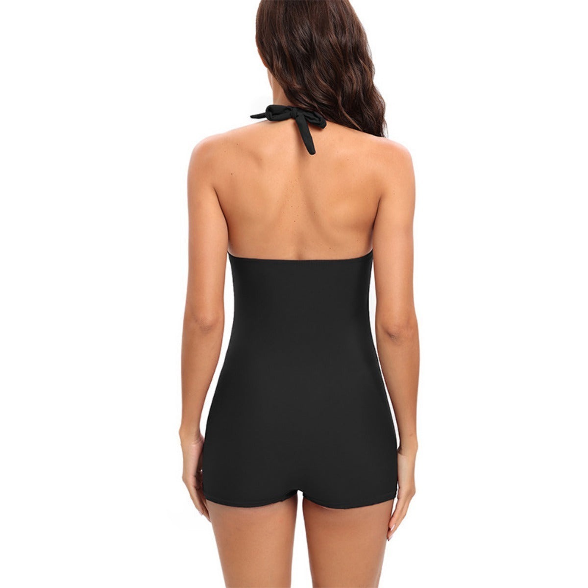 Women's One Piece Swimsuit with Sweetheart Neckline and Ruching