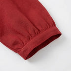 Women's Puff Sleeve Blouse with Peter Pan Collar