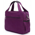 Women's Shoulder Crossbody Handbag with Multi-Compartment Zip