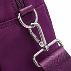 Women's Shoulder Crossbody Handbag with Multi-Compartment Zip