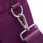Women's Shoulder Crossbody Handbag with Multi-Compartment Zip