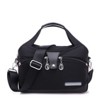 Women's Shoulder Crossbody Handbag with Multi-Compartment Zip