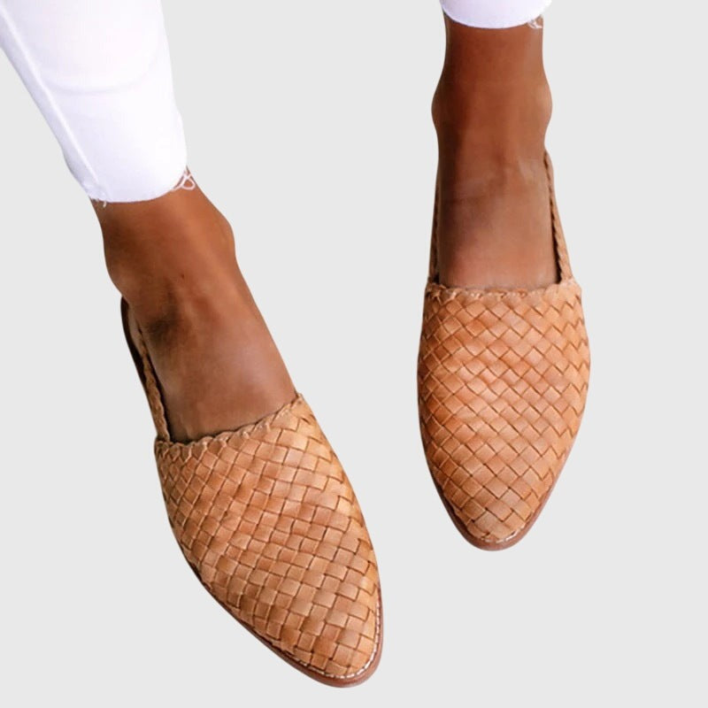 Women's Slip On Ballet Flats with Pointed Toe