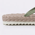 Women's Slip On Platform Sandals with Crossover Strap