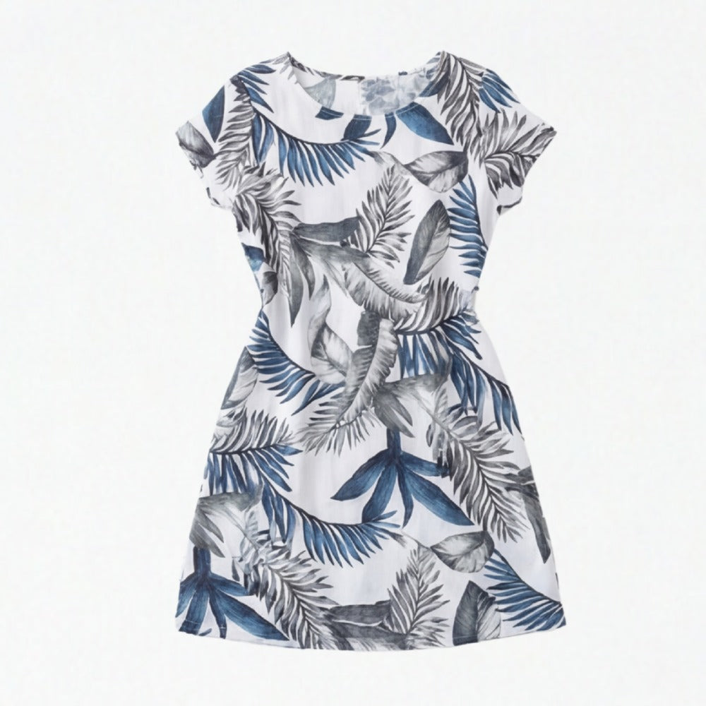 Women's Summer Floral Dress with Pockets