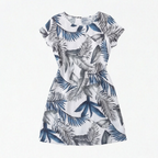 Women's Summer Floral Dress with Pockets