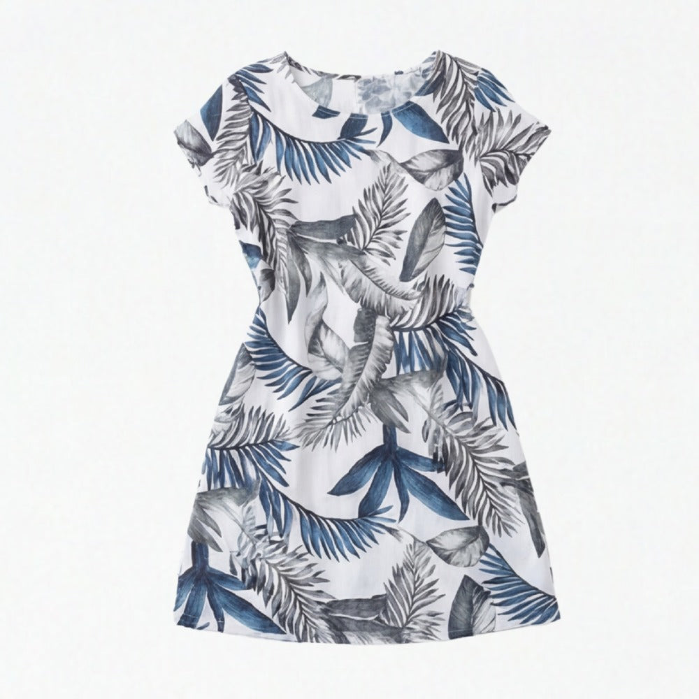 Women's Summer Floral Dress with Pockets