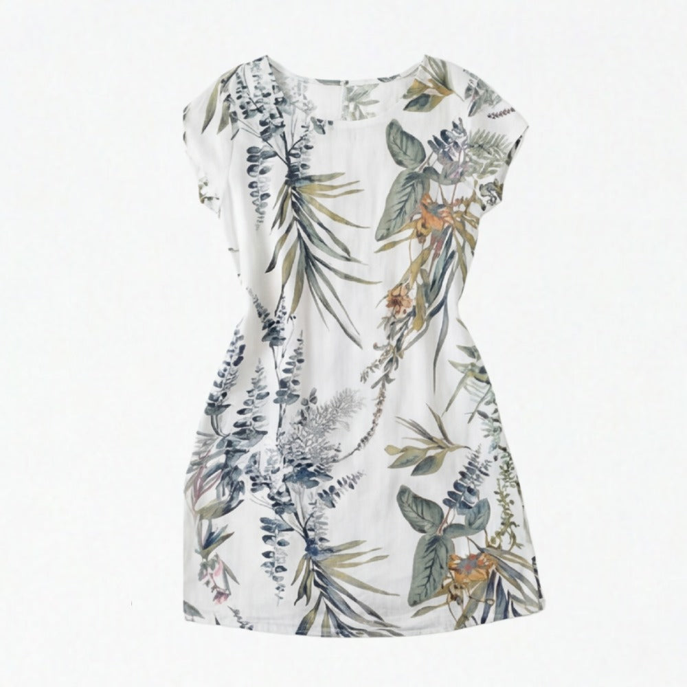 Women's Summer Floral Dress with Pockets