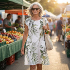 Women's Summer Floral Dress with Pockets