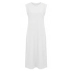 Women's Summer Maxi Dress with Side Slit and Pockets