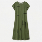 Women's Summer Relaxed Dress with Short Sleeve