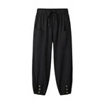 Women's Summer Relaxed Pants with Pockets and Drawstring Waist