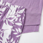 Women's Two Piece Summer Co-Ord Set with Tunic Top and Straight Leg Pants