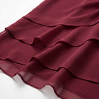Women's Wedding Guest Cocktail Dress with Twist Knot Detail