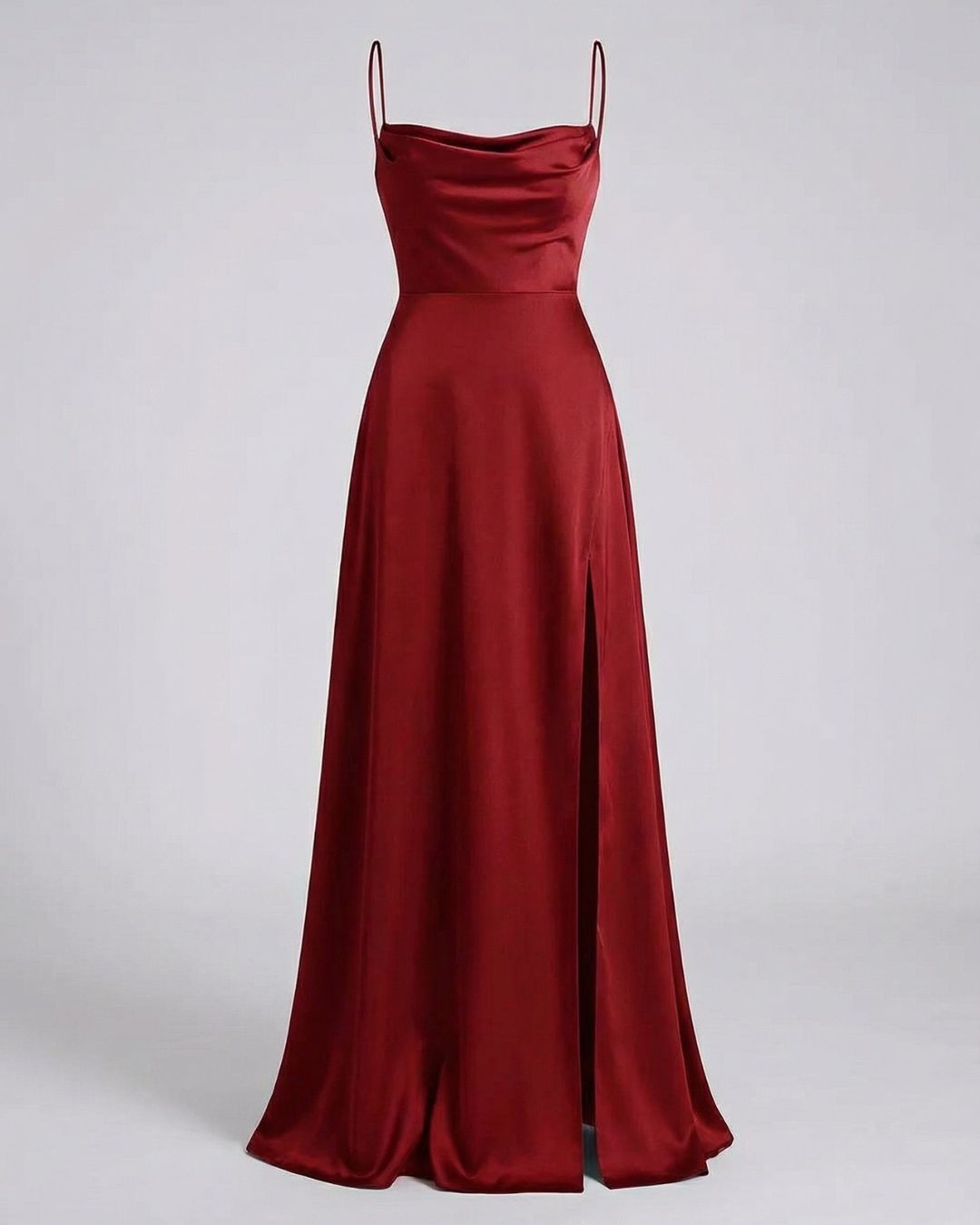Women's Wedding Guest Evening Maxi Dress with Lace-Up Back