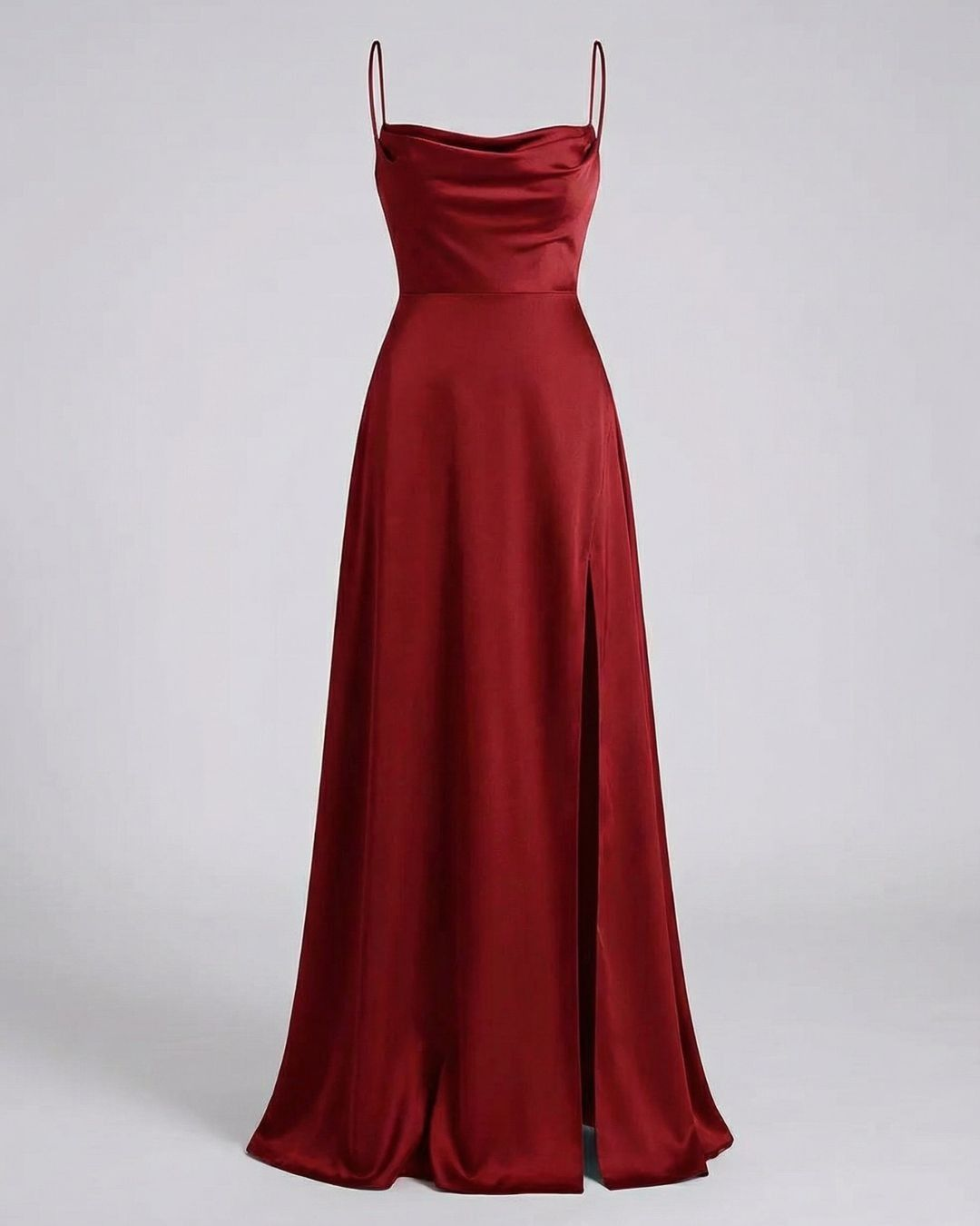Women's Wedding Guest Evening Maxi Dress with Lace-Up Back