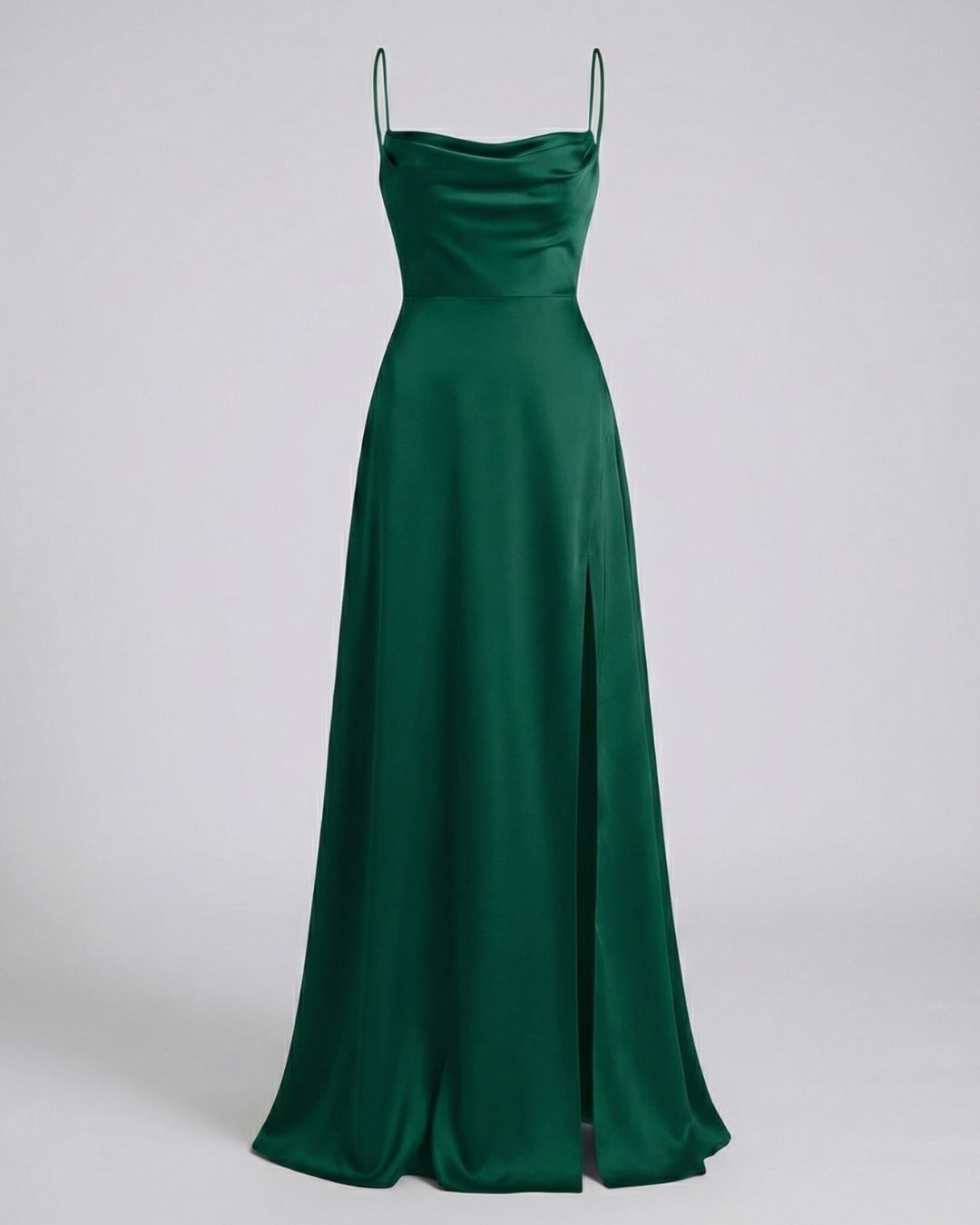 Women's Wedding Guest Evening Maxi Dress with Lace-Up Back