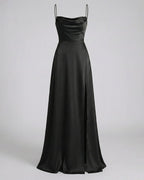 Women's Wedding Guest Evening Maxi Dress with Lace-Up Back