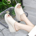 Women's Wedge Platform Sandals with Open Toe
