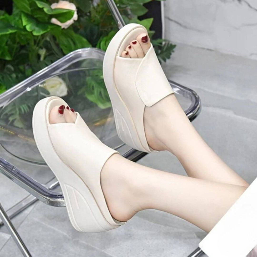 Women's Wedge Platform Sandals with Open Toe