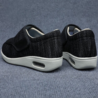 Women's Wide Fit Slip On Shoes with Velcro Strap
