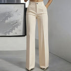 Women's Wide Leg High Waisted Pants with Pockets
