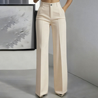 Women's Wide Leg High Waisted Pants with Pockets