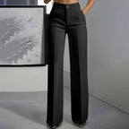 Women's Wide Leg High Waisted Pants with Pockets