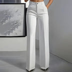 Women's Wide Leg High Waisted Pants with Pockets