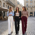 Women's Wide Leg High Waisted Pants with Pockets